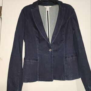 White House Black Market Blazer Denim 12